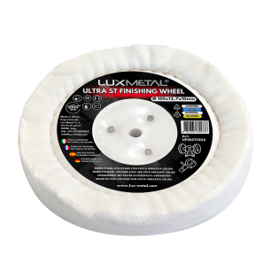Stitched cotton flannel polishing wheel 150 mm tapered mandrel