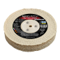 Disco de Pulido de Sisal 150x25,4x10 mm para Mandril Cónico