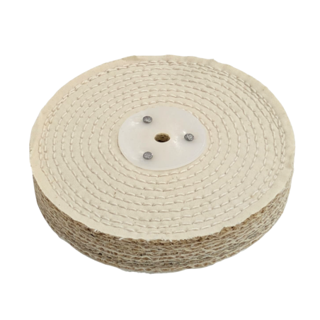 Disco de Pulido de Sisal 150x25,4x10 mm para Mandril Cónico