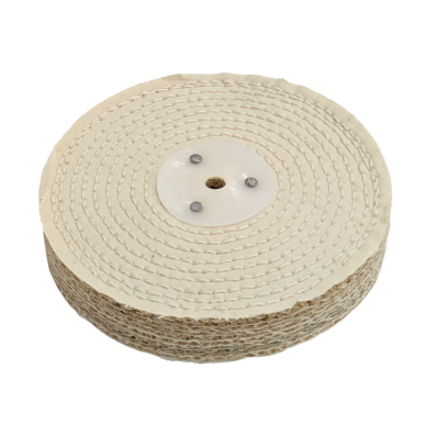 Disco sisal algodón 150 x 25,4 x 10 mm mandril cónico