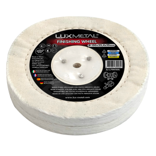 Disco algodón cosido fino 150x25,4x10 mm mandril cónico
