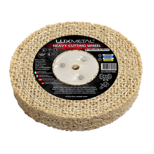 Disque heavy sisal coton 150x25,4x10 mm mandrin conique