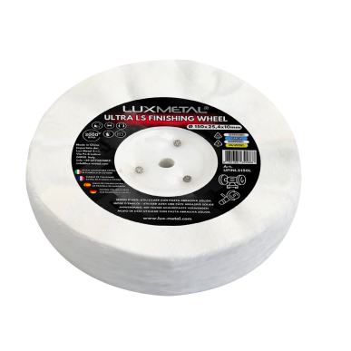 Disco flanella cotone sciolto 150x25,4x10 mm mandrino conico