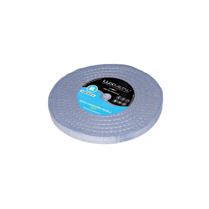 DISCO "B" COTONE TRAPUNTATO "SOFT" DIAMETRO 250 MM DISCO "B" COTONE TRAPUNTATO "SOFT" DIAMETRO 250 MM