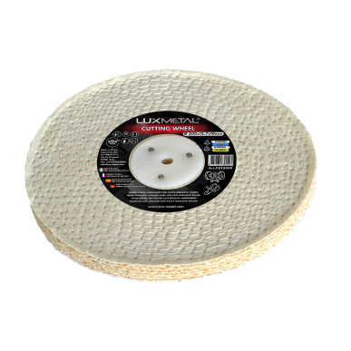 Disco sisal cotone 200 mm mandrino conico