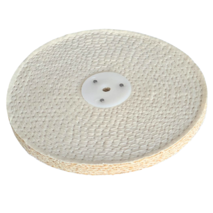 Disco de Sisal Algodón para Pulido de Metales 200x12,7x10 mm para Mandril Cónico Pulidora Amoladora