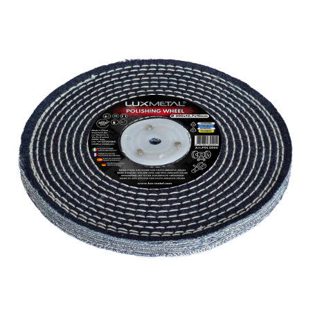 Disque coton jeans 200 mm mandrin conique