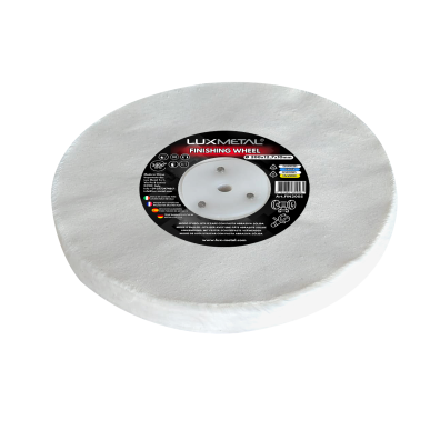Disco algodón suelto fino 200 mm mandril cónico