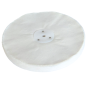 Disco de Algodón Suelto Fino para Pulido de Metales 200x12,7x10 mm para Mandril Cónico Pulidora de Banco y Amoladora