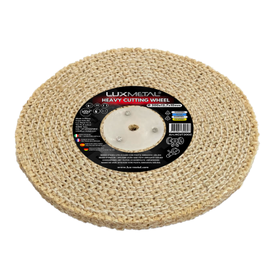 Disco heavy sisal cotone 200 x 12,7 x 10 mm mandrino conico