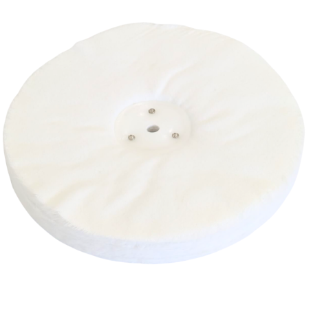 Disco de Franela de Algodón Suelto para Pulido de Metales 200x12,7x10 mm para Mandril Cónico – Pulidora de Banco y Amoladora