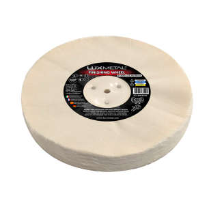 Disco algodón suelto fino 200x25,4x10 mm mandril cónico