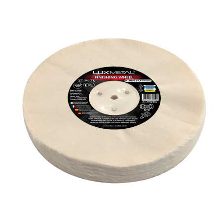 Disco algodón suelto fino 200x25,4x10 mm mandril cónico