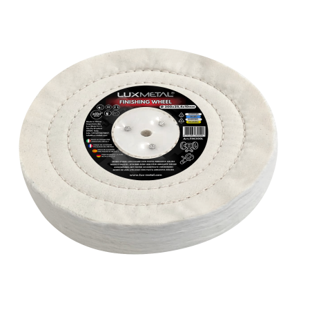 Disque coton cousu fin 200x25,4x10 mm mandrin conique