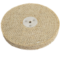 Disco in Heavy Sisal Cotone 200 x 25,4 x 10 mm per Attacco Mandrino Conico Mola Smerigliatrice