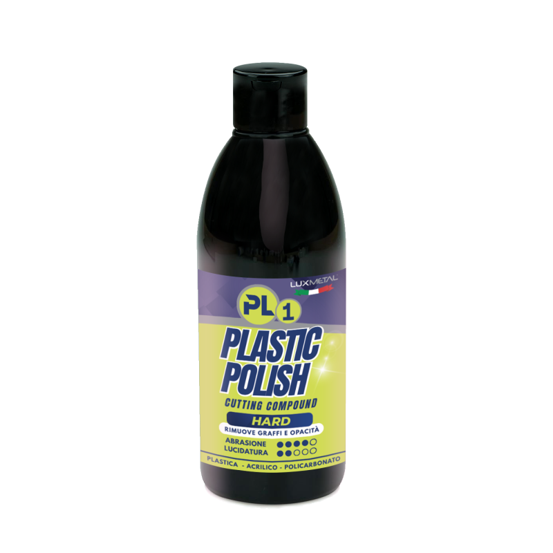 PL1 Plastic Polish Hard 250 gr per Plastica Acrilico Policarbonato