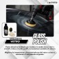 Glass Polish 250gr Kit Lucidatura Vetro Auto con Ossido di Cerio, Platorello Feltro e Adattatore Inclusi