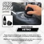 Glass Polish 250gr avec Tampon Manuel, Pâte Verre Auto avec Oxyde de Cérium pour Rayures Légères, Calcaire et Opacité