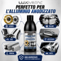 Anodized Aluminum Polish 250gr avec Cône Bleu Medium pour Perceuse