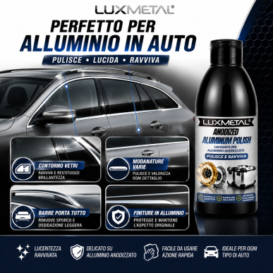 Anodized Aluminum Polish 250gr Cono Azul Taladro