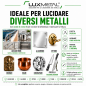 FX Metal Polish Pasta Verde 250g con Platorello e 2 Feltri FX Metal Polish Pasta Verde 250g con Platorello e 2 Feltri