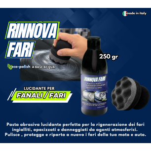 Polish Renovador de Faros 250g con Tampón Manual