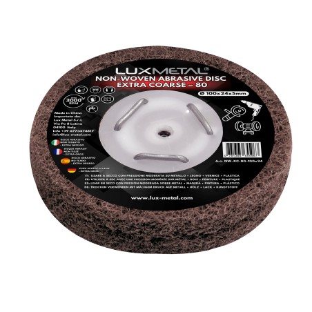 Disco Abrasivo Non Woven Grana 80 Ø100x24