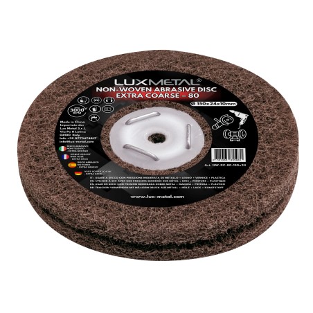 Disco Abrasivo Non Woven Grano 80 Ø150x24