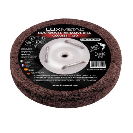 Disco Abrasivo Non Woven Grana 120 Ø100x24