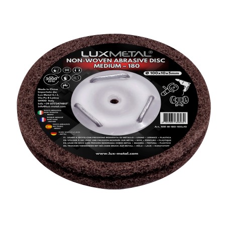 Disco Abrasivo Non Woven Grano 180 Ø100