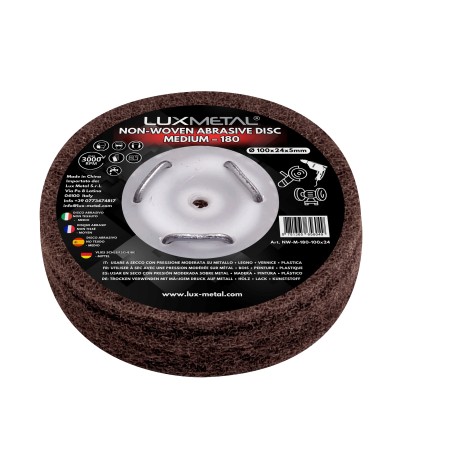 Disco Abrasivo Non Woven Grano 180 Ø100x24