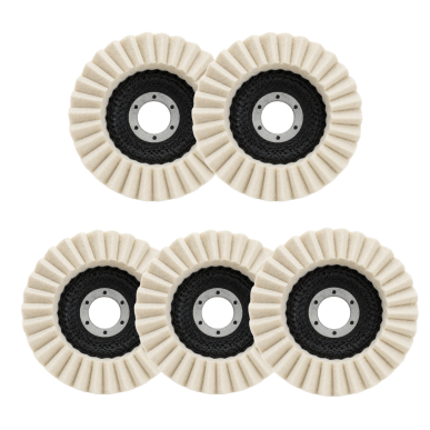 Pack 5 Discos Fieltro 115 mm Pulido